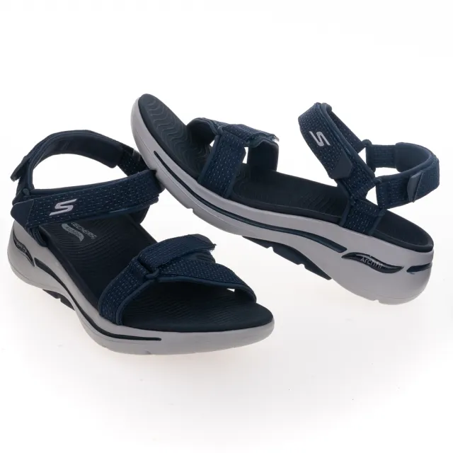 【SKECHERS】女鞋 健走系列涼拖鞋 GO WALK ARCH FIT SANDAL(140251WNVY)