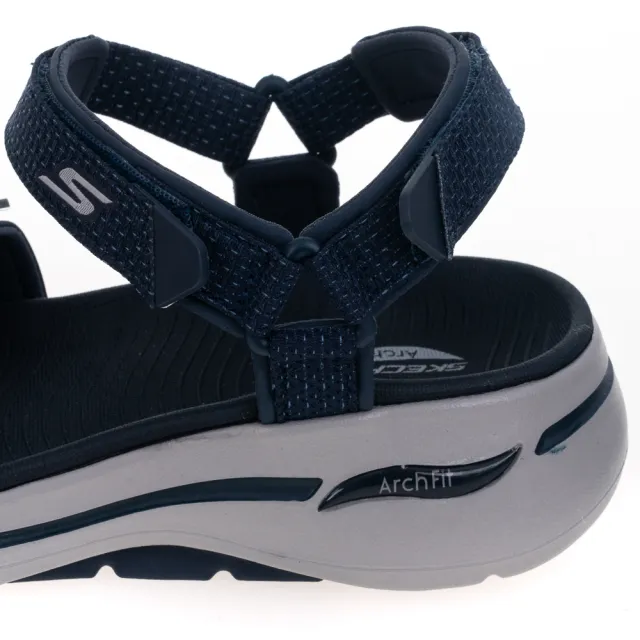 【SKECHERS】女鞋 健走系列涼拖鞋 GO WALK ARCH FIT SANDAL(140251WNVY)