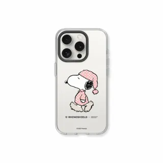 【RHINOSHIELD 犀牛盾】iPhone 15系列  Clear透明防摔手機殼/史努比-Snoopy Go to sleep(Snoopy)