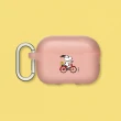 【RHINOSHIELD 犀牛盾】AirPods Pro2/Pro/第3/2/1代 無線耳機保護殼/史努比-Snoopy Ride The Bike(Snoopy)