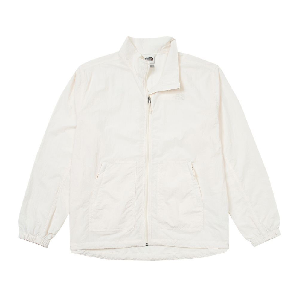【The North Face】TNF 風衣外套 休閒立領 M M66 UPF WIND JACKET - AP 男 白(NF0A87V1QLI)