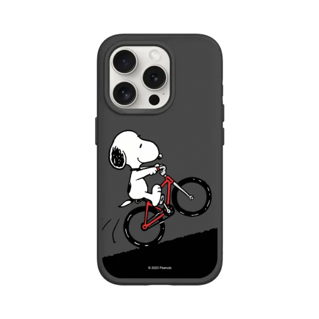 【RHINOSHIELD 犀牛盾】iPhone 12系列  SolidSuit背蓋手機殼/史努比-騎腳踏車(Snoopy)