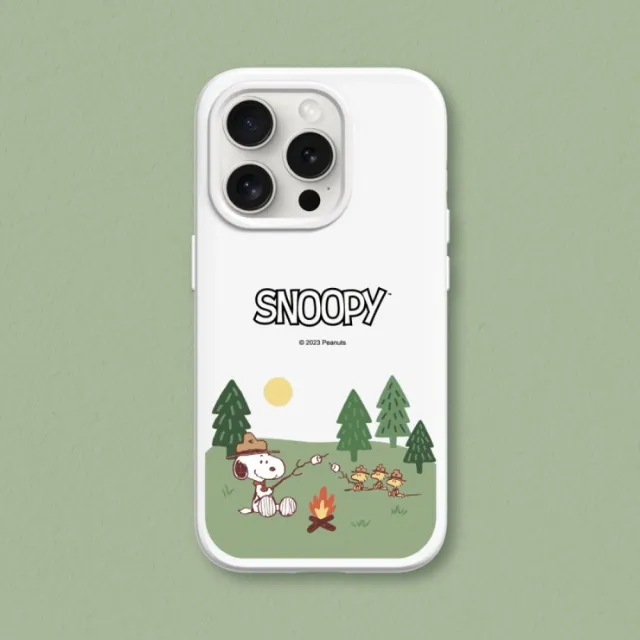 【RHINOSHIELD 犀牛盾】iPhone 11系列  SolidSuit背蓋手機殼/史努比-露營趣(Snoopy)