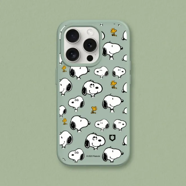 【RHINOSHIELD 犀牛盾】iPhone 11系列  SolidSuit背蓋手機殼/史努比-Sticker-Snoopy&胡士托(Snoopy)