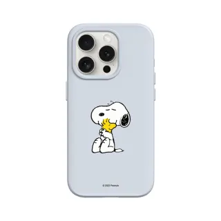【RHINOSHIELD 犀牛盾】iPhone 15系列  SolidSuit背蓋手機殼/史努比-經典-Snoopy&胡士托(Snoopy)