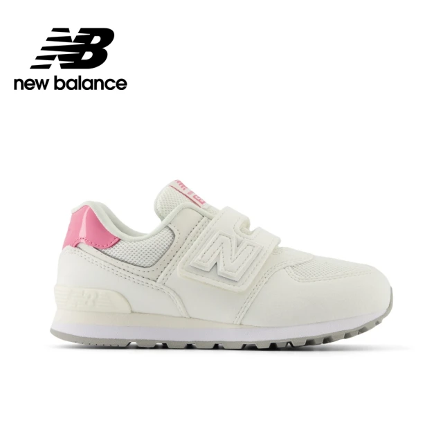 【NEW BALANCE】NB 童鞋_男童/女童_米白粉_PV5742BA-W