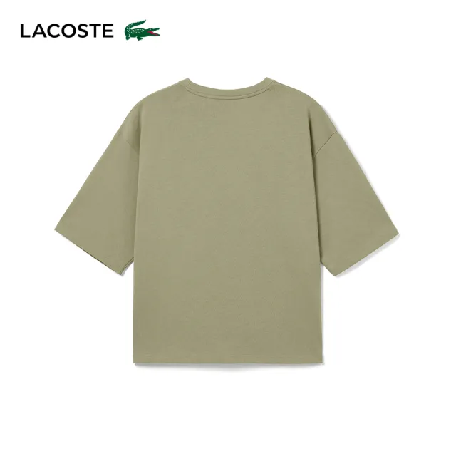 【LACOSTE】男裝-時尚口袋棉質短袖T恤(綠色)