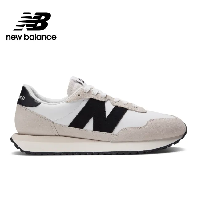 【NEW BALANCE】NB 復古鞋/運動鞋_男鞋/女鞋_白黑色_MS237SF-D
