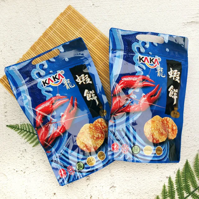 【KAKA】醬燒蝦餅 魷魚香圈80g(4入組 聚會派對首選必買)