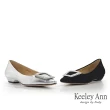 【Keeley Ann】絨布質感黑尖頭包鞋(黑色425617110-Ann系列)