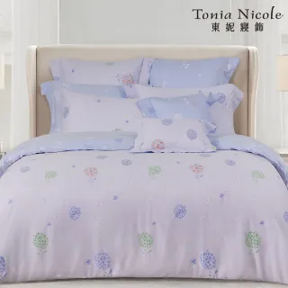 【Tonia Nicole 東妮寢飾】活動品-環保印染100%精梳棉兩用被床包組-春日圓舞曲(雙人)