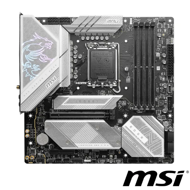 【MSI 微星】MPG B760M EDGE TI WIFI 主機板(DDR5)