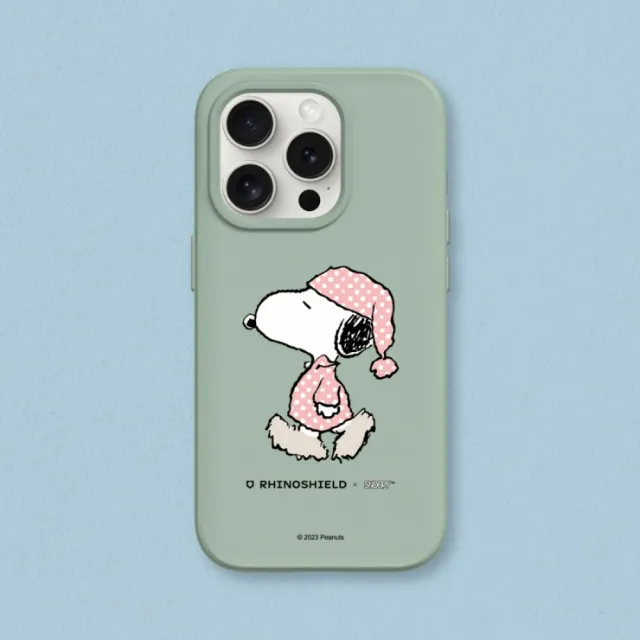 【RHINOSHIELD 犀牛盾】iPhone 14系列  SolidSuit MagSafe兼容 磁吸手機殼/Snoopy Go to sleep(史努比)