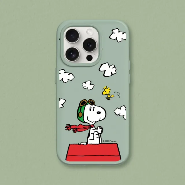 【RHINOSHIELD 犀牛盾】iPhone 12系列  SolidSuit MagSafe兼容 磁吸手機殼/史努比-小小飛行員(Snoopy)
