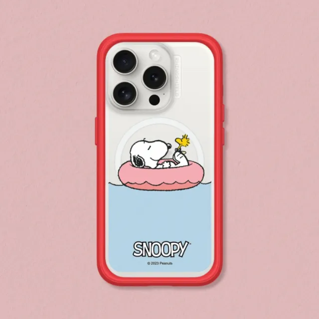 【RHINOSHIELD 犀牛盾】iPhone 15系列  Mod NX MagSafe兼容 手機殼/史努比-Chill moment(Snoopy)