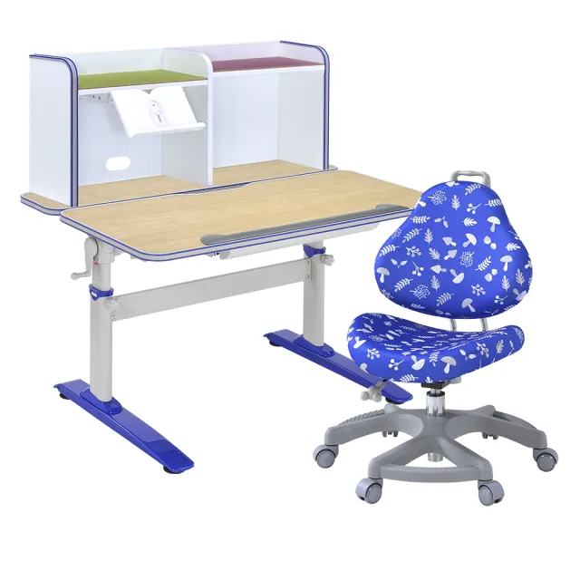 【SingBee 欣美】寬105cm 兒童桌椅組SBD-501&BC105+131椅(書桌椅 兒童桌椅 兒童書桌椅)