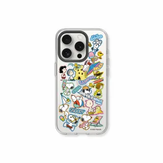 【RHINOSHIELD 犀牛盾】iPhone 15系列 Clear MagSafe兼容 磁吸透明手機殼/史努比-夏日活動(Snoopy)