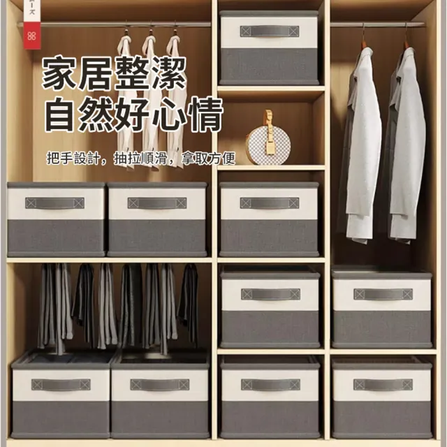 【SONYA 3入組】家用加厚折疊大容量被子衣物收納盒 衣服褲子收納箱 防潮整理箱 55*35*30cm