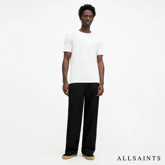 【ALLSAINTS】BRACE TONIC 公羊頭骨刺繡純棉修身短袖T恤 MD131G(2色任選)