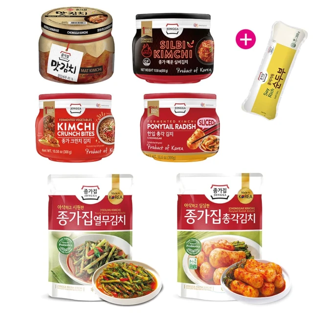 宗家府 Kimchi 明星商品任選3件組(贈豆腐)