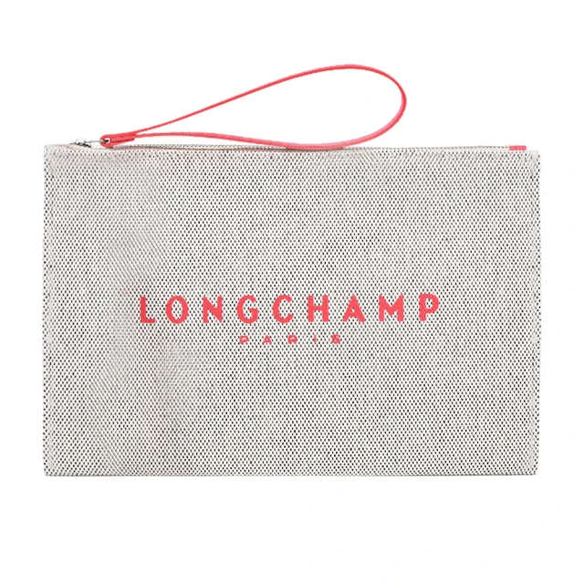 LONGCHAMP ESSENTIAL系列帆布LOGO字母手