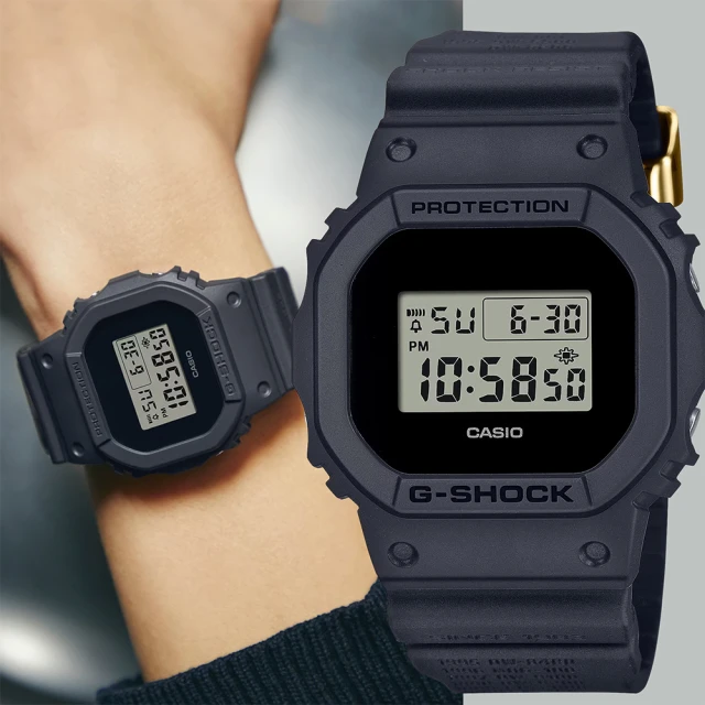 CASIO 卡西歐CASIO 卡西歐 G-SHOCK 40周年全黑限量版手錶(DWE-5657RE-1)