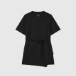 【GAP】女裝 圓領短袖T恤-炭黑色(874226)