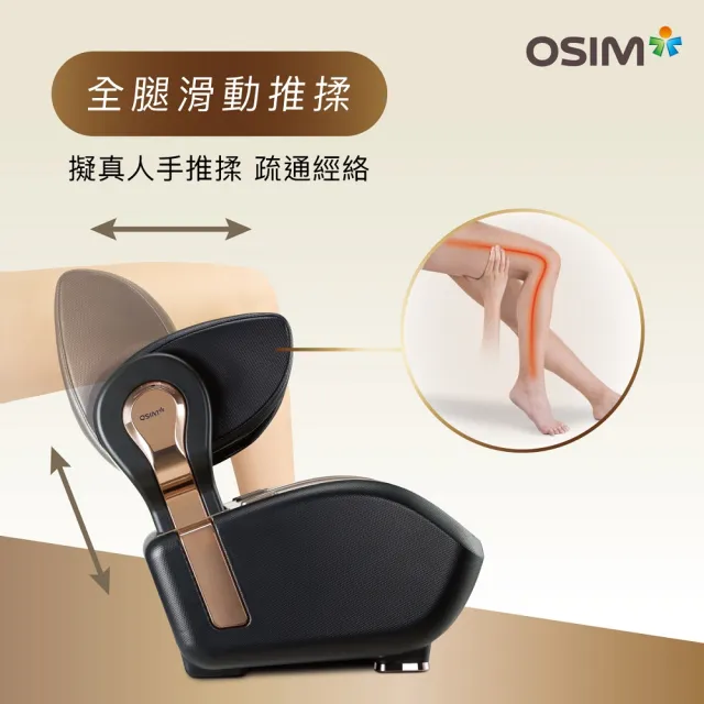 【OSIM】智能腿樂樂3 OS-3208(腳底按摩/美腿機/溫熱/翻轉)