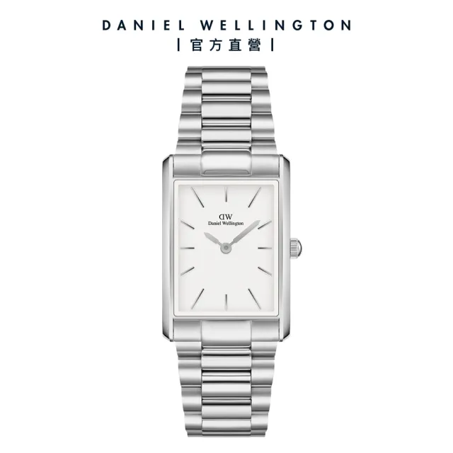 【Daniel Wellington】DW 手錶 Bound 35x24mm 摩登精鋼方錶(三色任選)