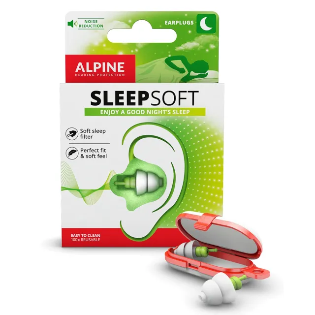 【ALPINE】SLEEPSOFT 頂級全頻率睡眠耳塞(隔音耳塞 降噪耳塞)