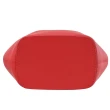 【BVLGARI 寶格麗】經典品牌琺瑯蛇頭流蘇束口水桶包兩用包(紅)