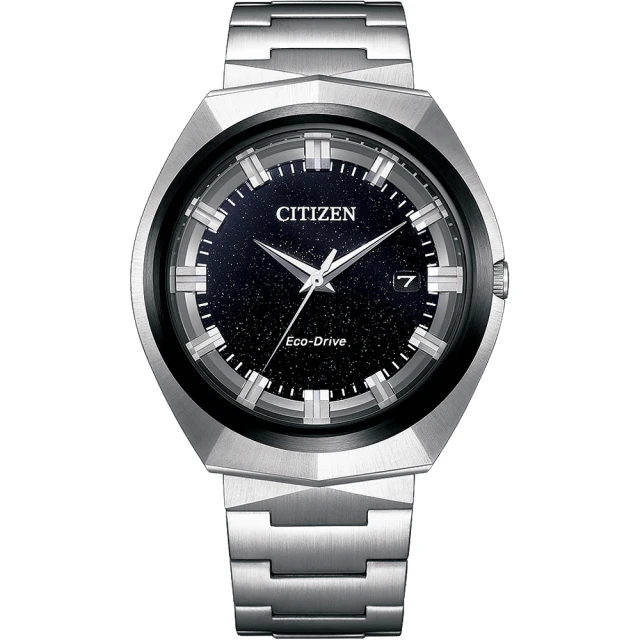 CITIZEN 星辰 無際星輝 全球旗艦款 光動能大三針手錶 送行動電源(BN1014-55E)