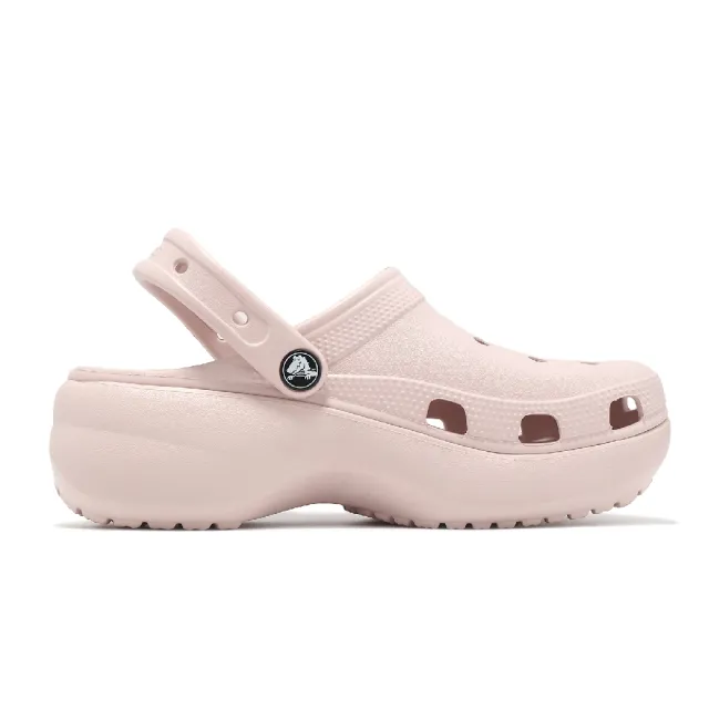 【Crocs】洞洞鞋 Classic Platform Clog W 女鞋 石英粉 經典雲朵克駱格 增高 卡駱馳(2067506UR)
