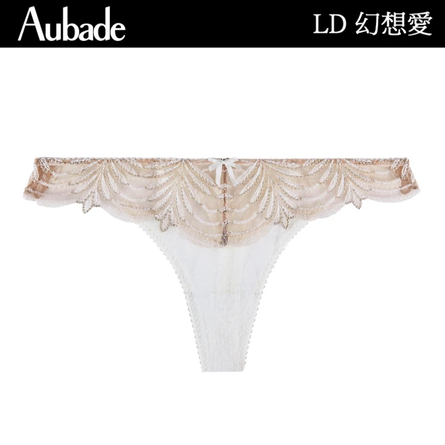 【Aubade】幻想愛刺繡丁褲 性感小褲 法國進口 女內褲(LD-膚白)