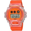 【CASIO 卡西歐】G-SHOCK 扭蛋系列 彩色運動電子錶(DW-6900GL-4)