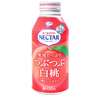 【不二家】NECTAR桃子果粒果汁飲料(380ml x24罐/箱)