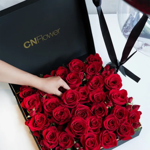 【CNFlower 西恩】奢華送禮 THE ONE唯一 鮮花禮盒(送禮/買花/花禮/鮮花/求婚)