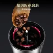德國設計 咖啡豆研磨器 手搖磨豆機 6檔(304不鏽鋼 磨豆器 手動 咖啡粉 咖啡 研磨機 磨粉機 不銹鋼)