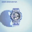 【CASIO 卡西歐】G-SHOCK 未來系列 半透明女錶手錶(GMA-S110VW-6A)