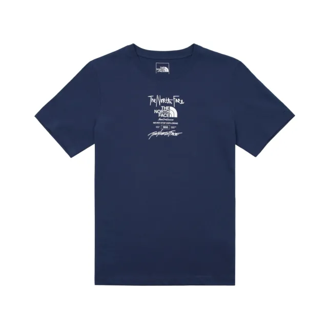 【The North Face 官方旗艦】早春LOGO/可愛印花男女款造型T-shirt(多款任選)