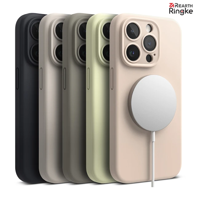 【Ringke】iPhone 15 Pro Max /15 Pro /15 Plus /15 Silicone Magnetic 磁吸矽膠手機保護殼(Rearth)