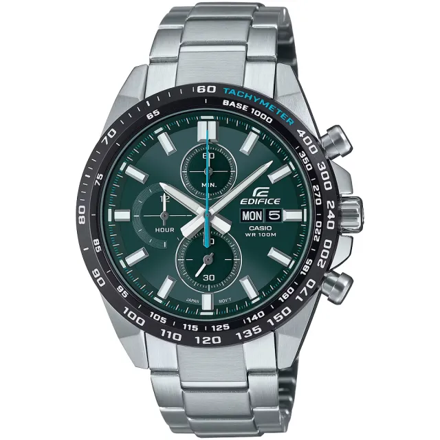 【CASIO 卡西歐】EDIFICE 經典運動三眼計時手錶 送禮 禮物 推薦(EFR-574DB-3A)