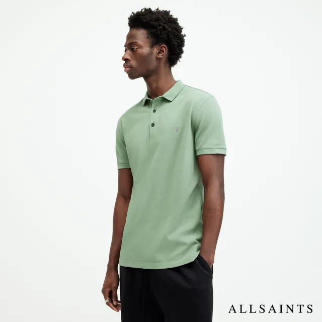 【ALLSAINTS】REFORM 純棉修身公羊頭骨POLO衫 MD051H(修身版型)