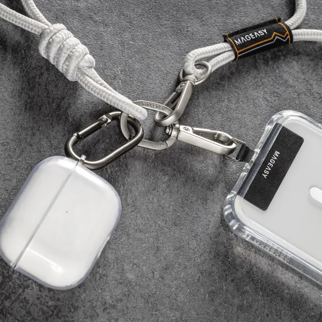 【MAGEASY】STRAP 戶外露營手機掛繩掛片組-6mm(相容iOS /Android 手機殼)