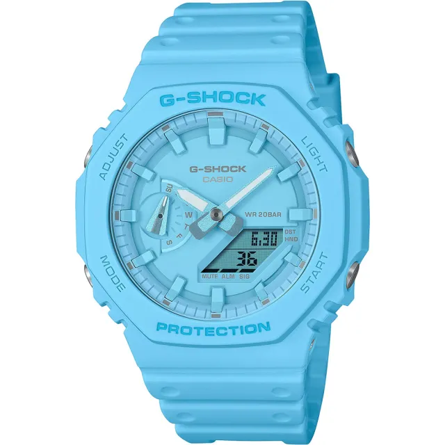 【CASIO 卡西歐】G-SHOCK 單色美學 八角手錶 過年送禮 禮物 推薦(GA-2100-2A2)