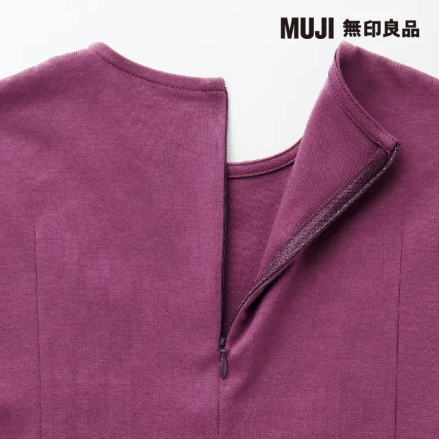 【MUJI 無印良品】女有機棉不易汗染無袖洋裝(共2色)