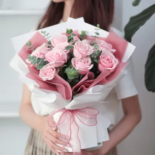 【Floral M】安娜女神玫瑰鮮花花束(鮮花花束/花禮/買花/送禮/玫瑰/情人節生日告白求婚)
