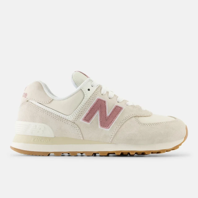 NEW BALANCE 女 休閒鞋 運動 經典 復古 B楦 NB 574 緩震 麂皮 乾燥玫瑰(WL574QC2)