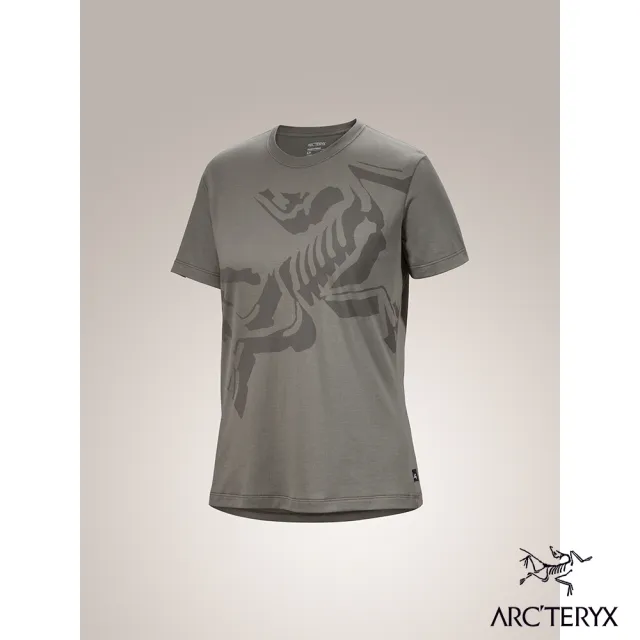 【Arcteryx 始祖鳥官方直營】女 Bird 短袖休閒Tee(糧草綠)