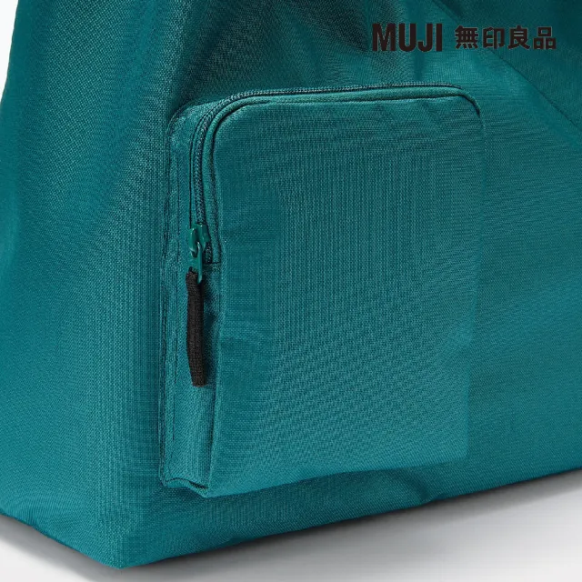 【MUJI 無印良品】撥水加工聚酯纖維單肩側背包(共3色)